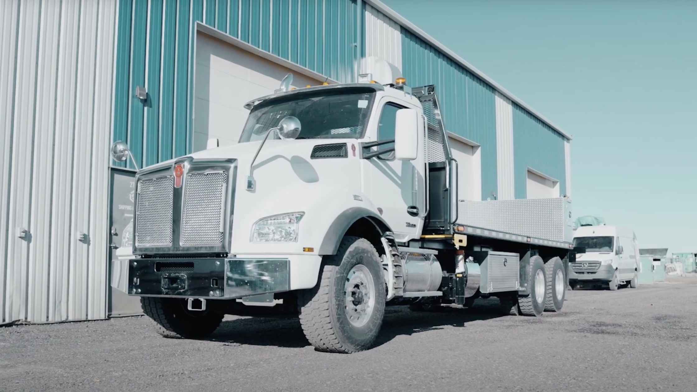 Heavy duty truck at Core Fabrication facility